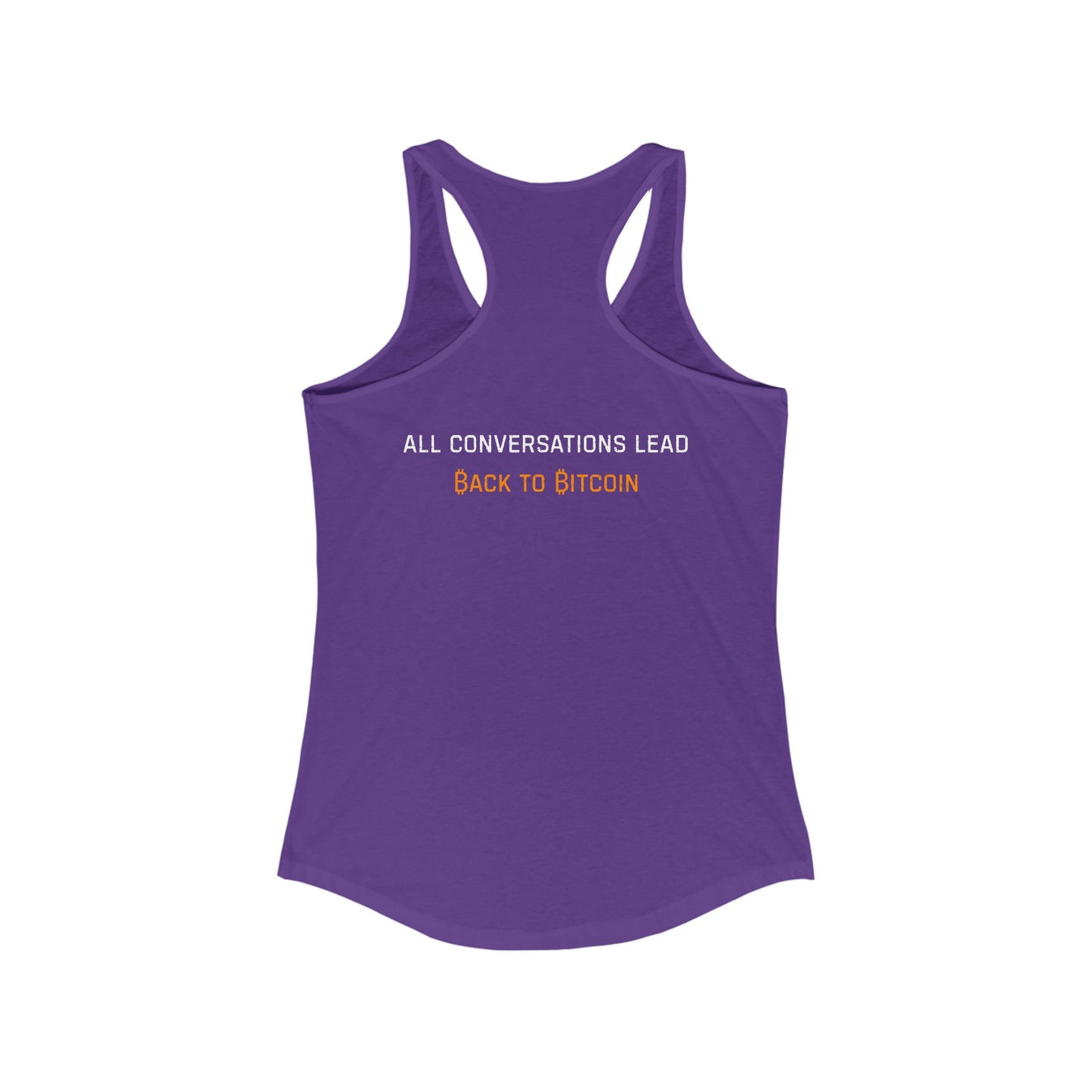 The Bitcoin Broadcast Women's Racerback Tank