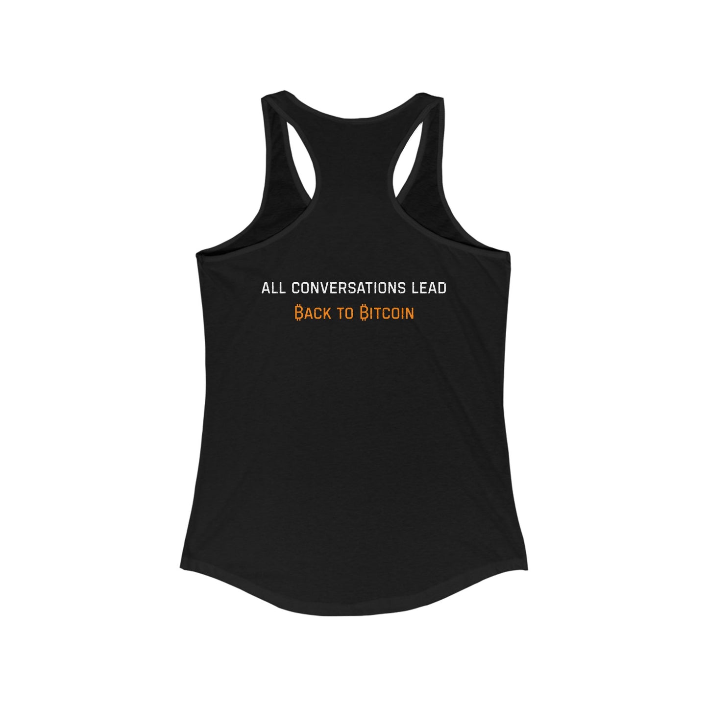 The Bitcoin Broadcast Women's Racerback Tank