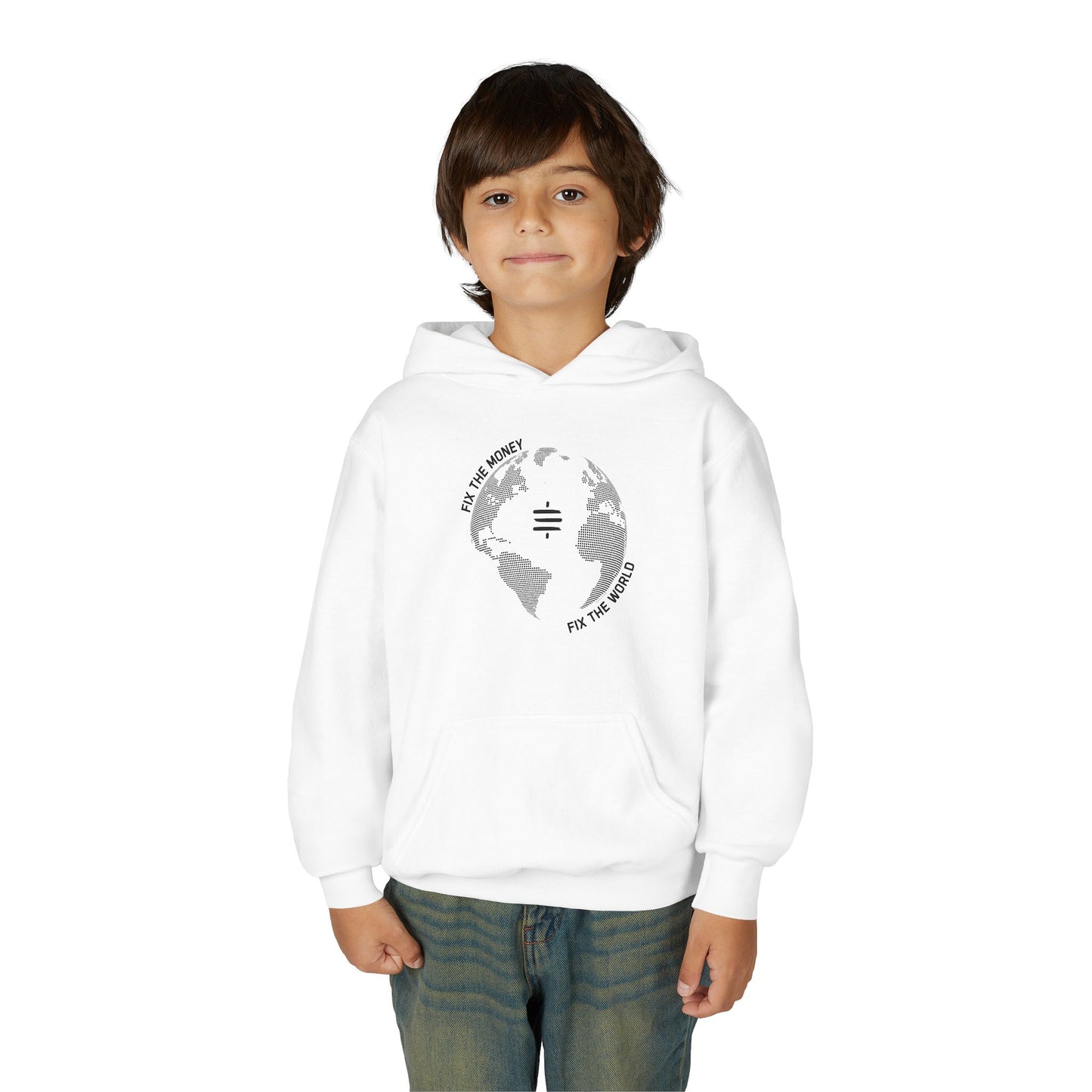 Fix The Money Fix The World Youth Hoodie