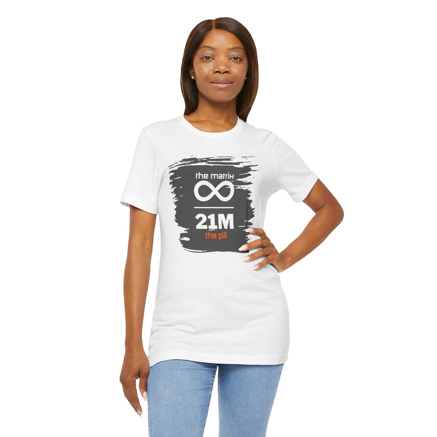 Fiat Matrix Bitcoin Orange Pill T-Shirt