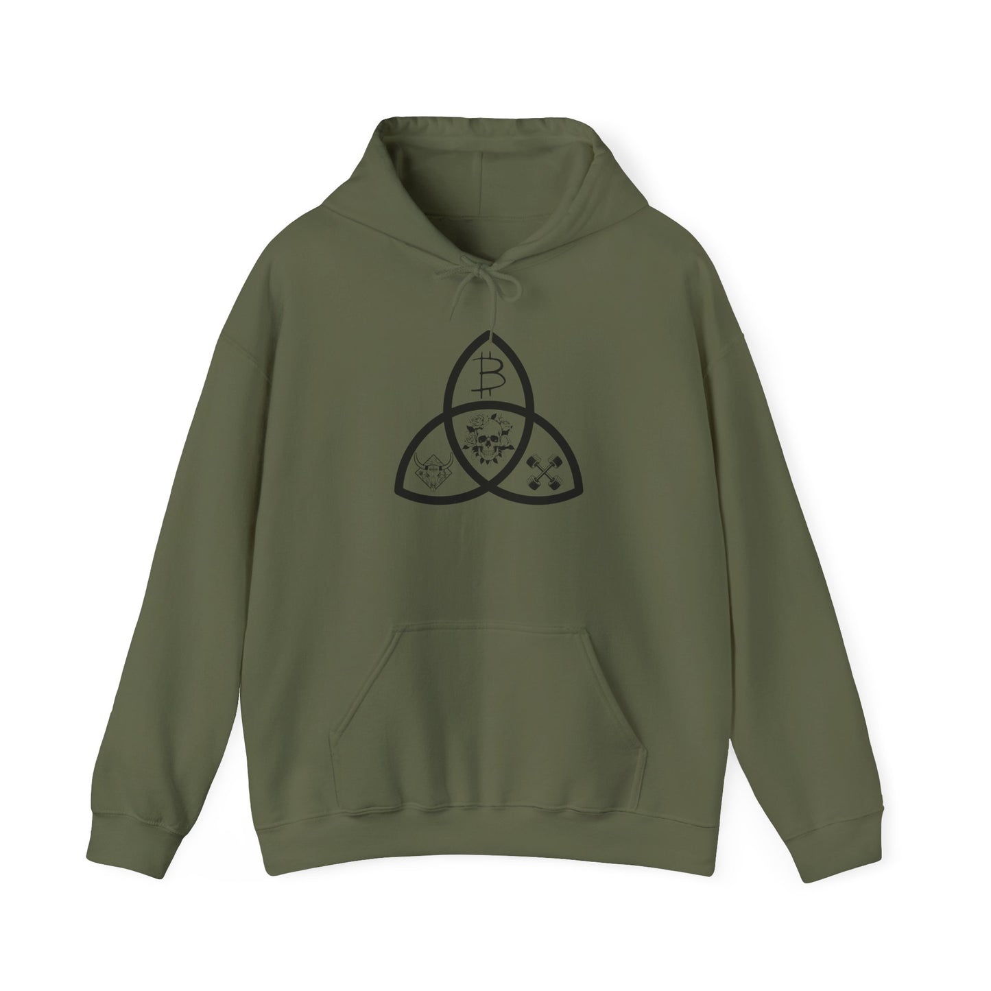 Beef Barbells & Bitcoin Trifecta Hoodie