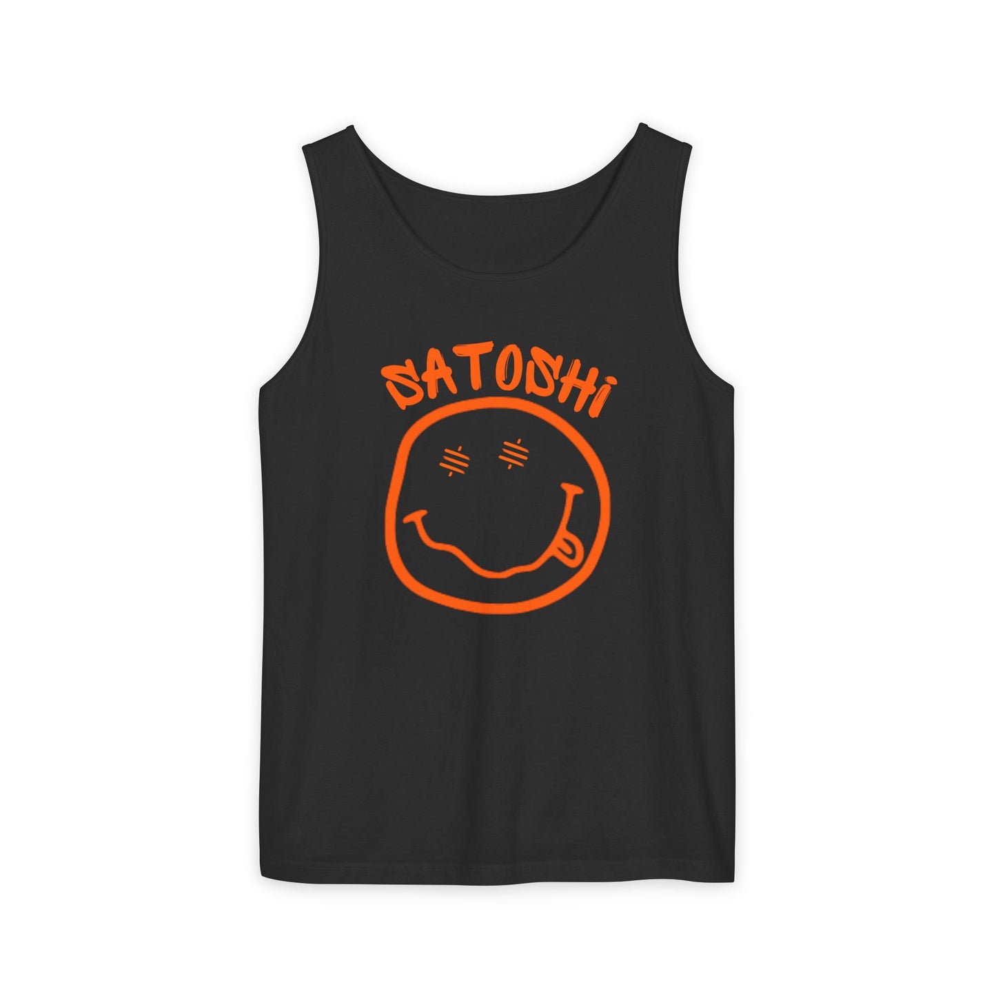 SATS Eyed Satoshi Smiley Tank Top