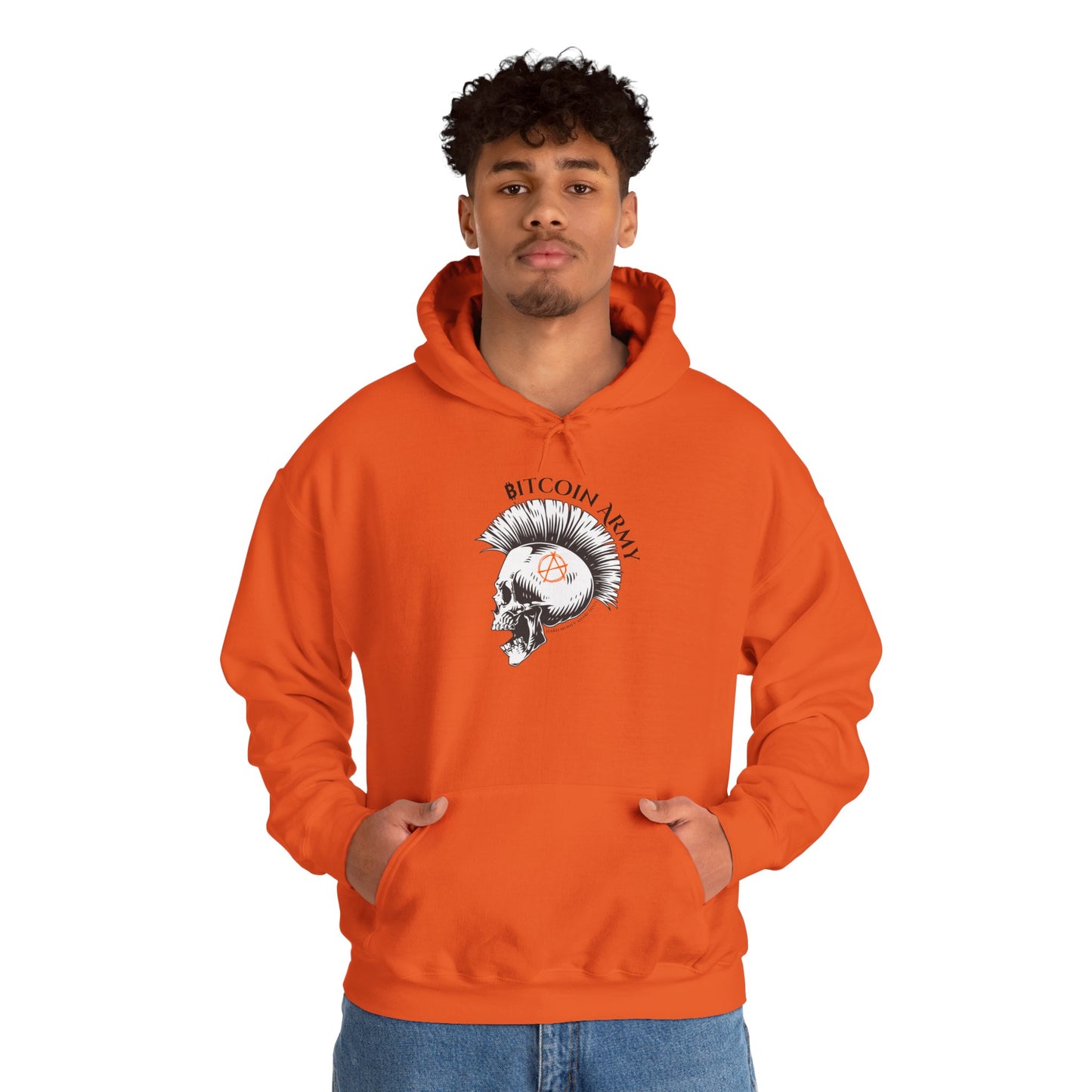 Bitcoin Army Hard Money Anarchists Hoodie