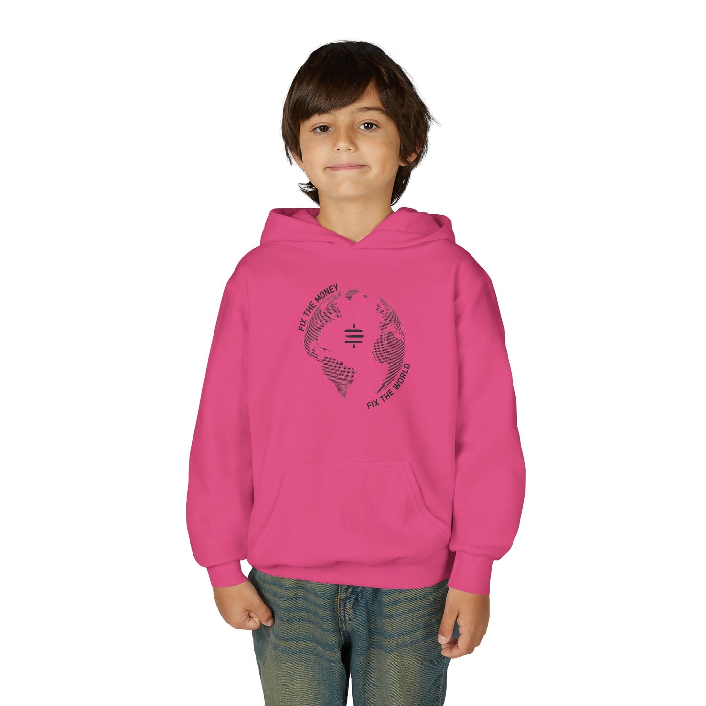 Fix The Money Fix The World Youth Hoodie