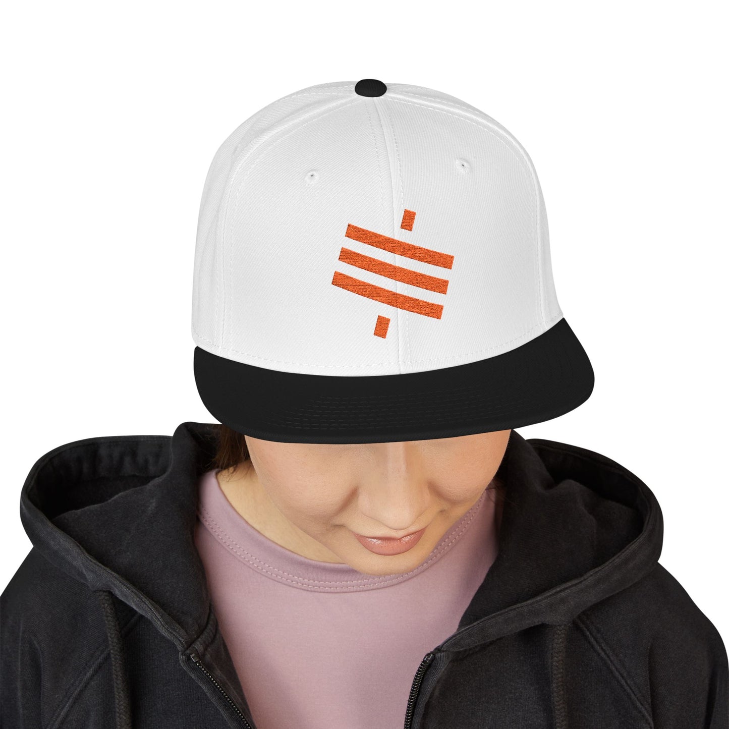 SATS Symbol Embroidered Snapback Hat