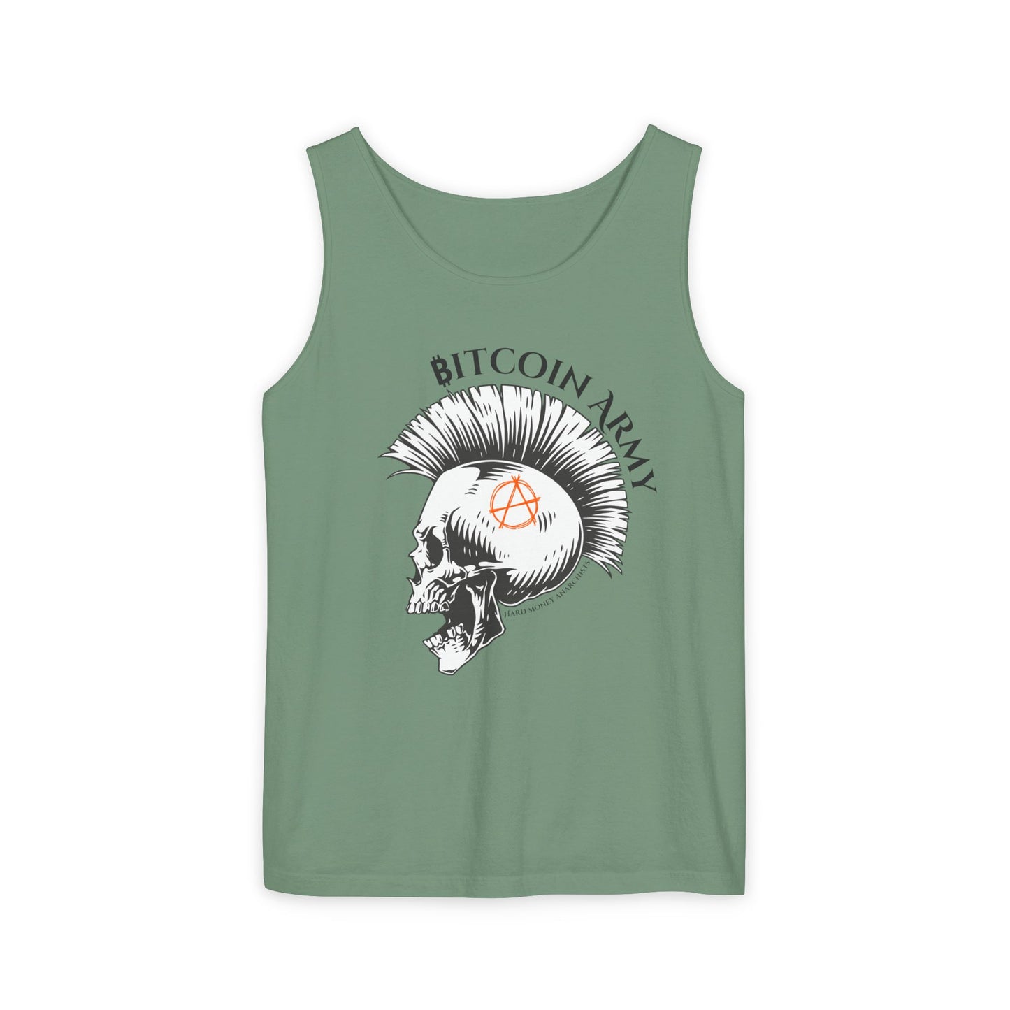 Bitcoin Army Hard Money Anarchists Tank Top