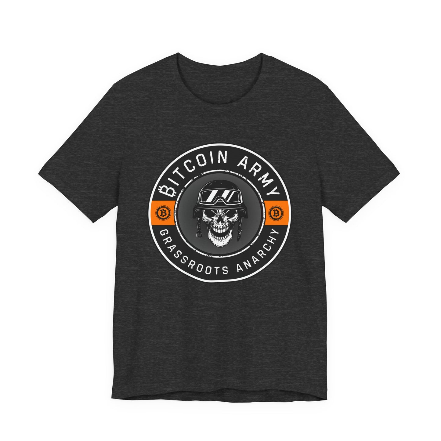 Bitcoin Army Grassroots Anarchy T-Shirt