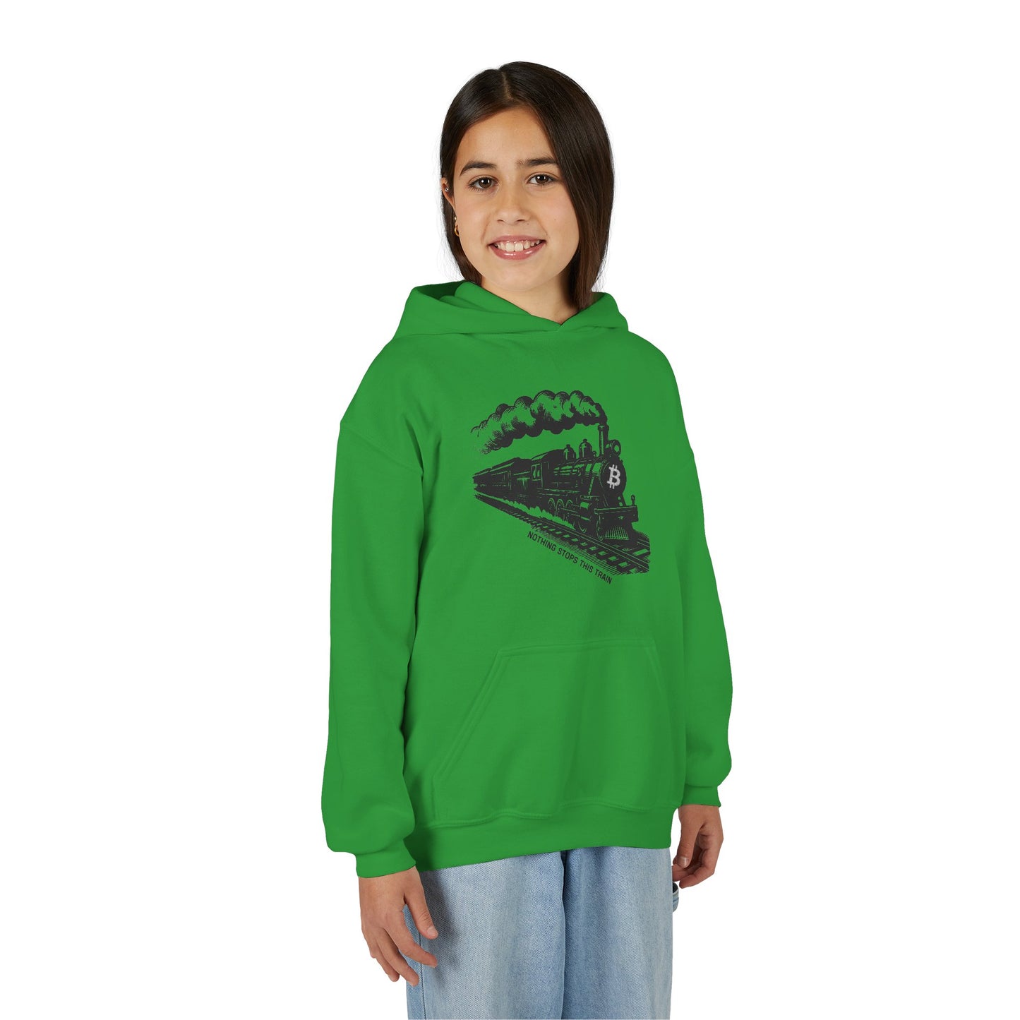 Nothing Stops This Train Youth Hoodie