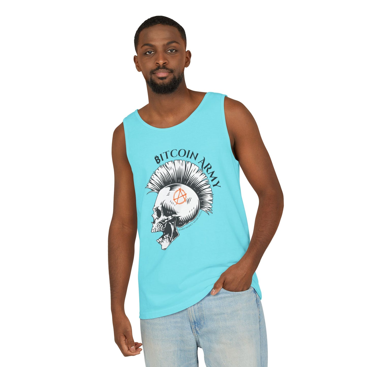 Bitcoin Army Hard Money Anarchists Tank Top
