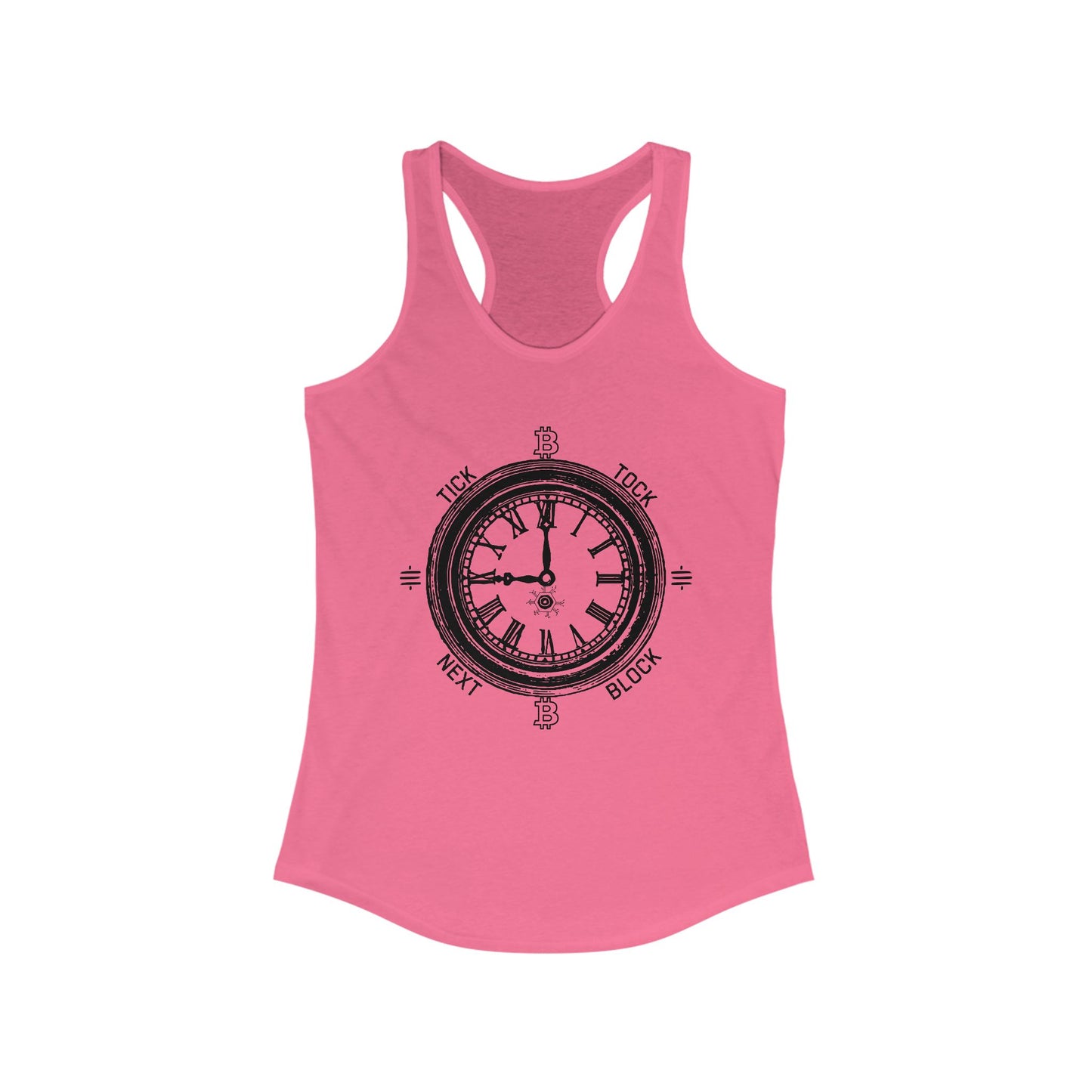 Tick Tock Next Block Women's Racerback Tank