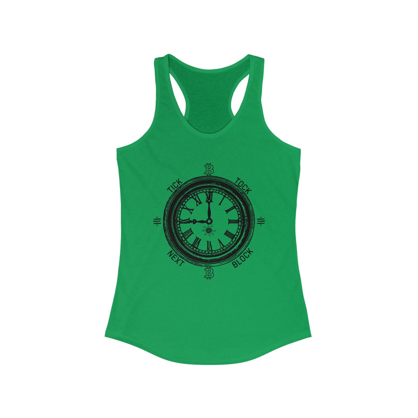 Tick Tock Next Block Women's Racerback Tank
