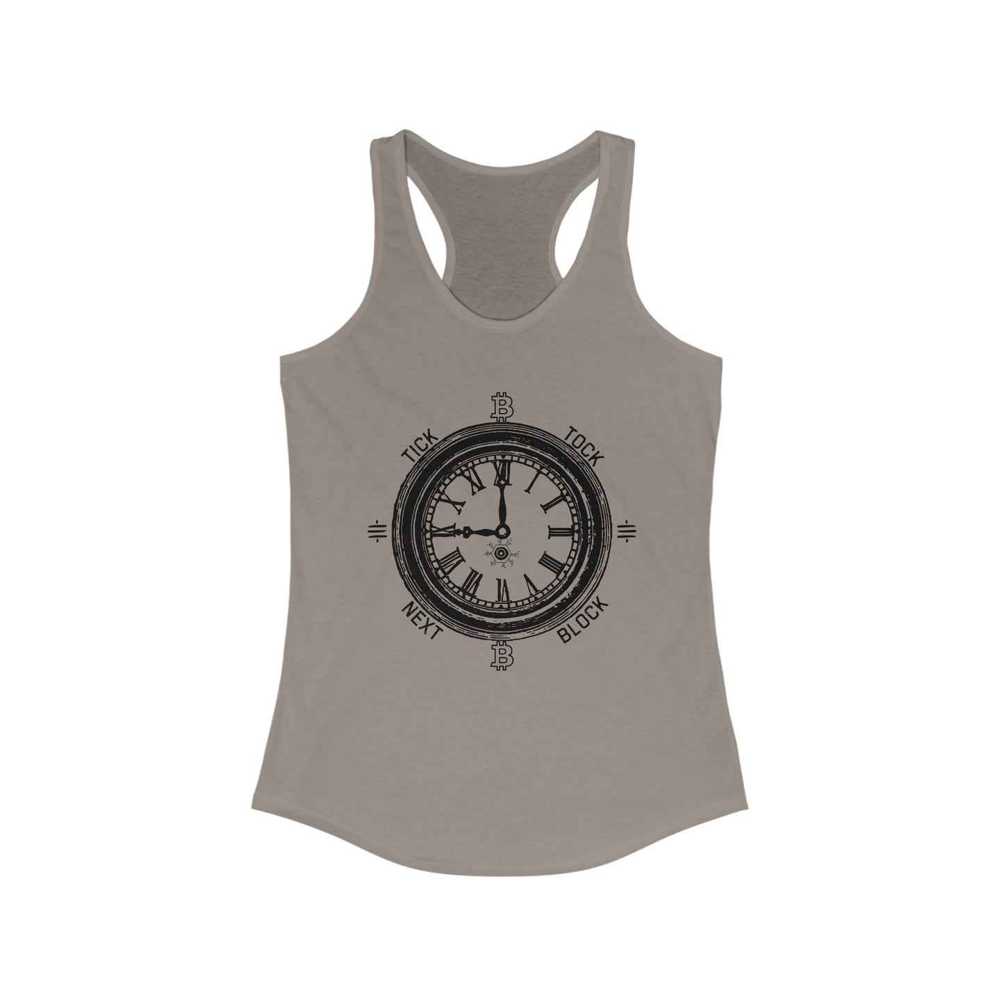 Tick Tock Next Block Women's Racerback Tank