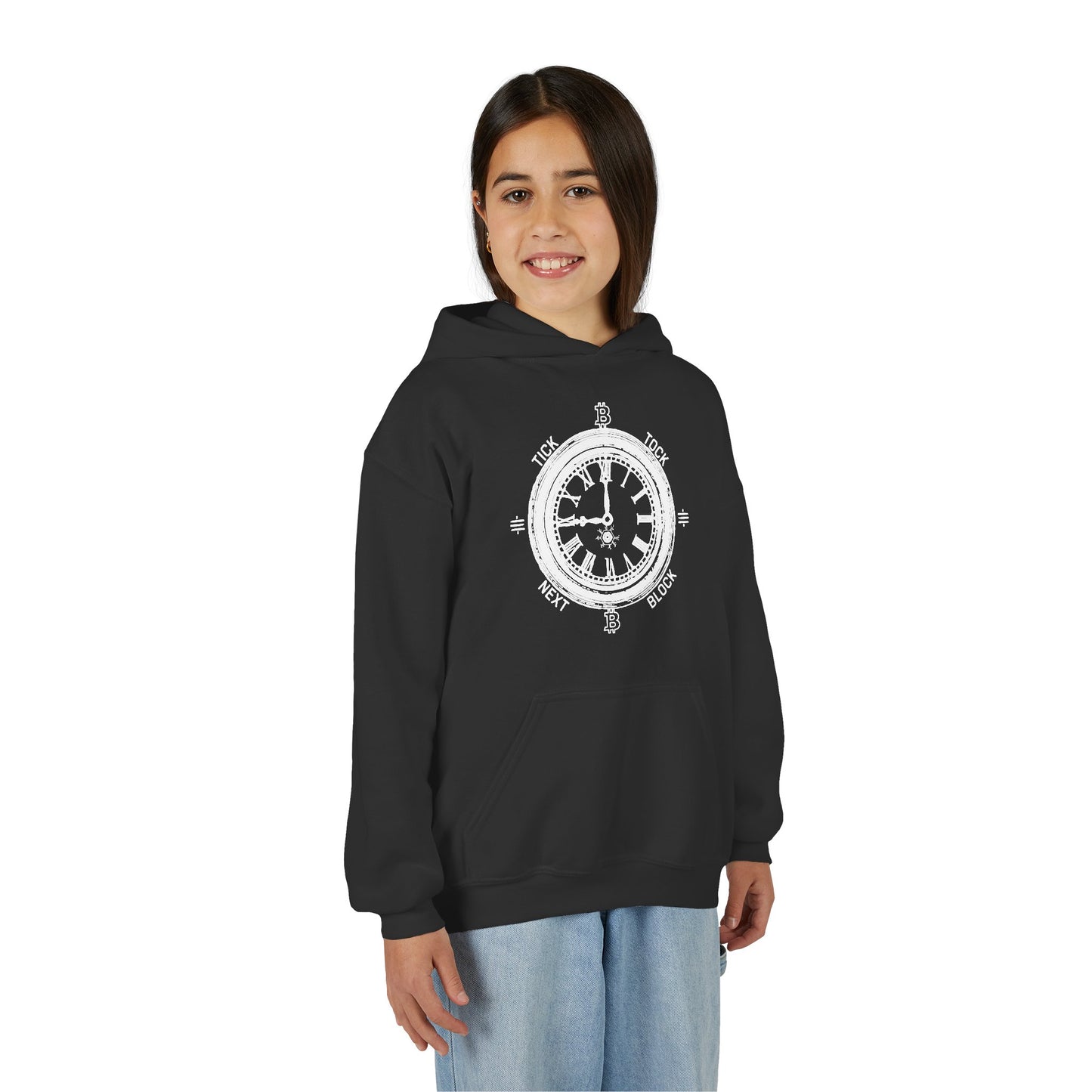 Tick Tock Next Block Youth Hoodie