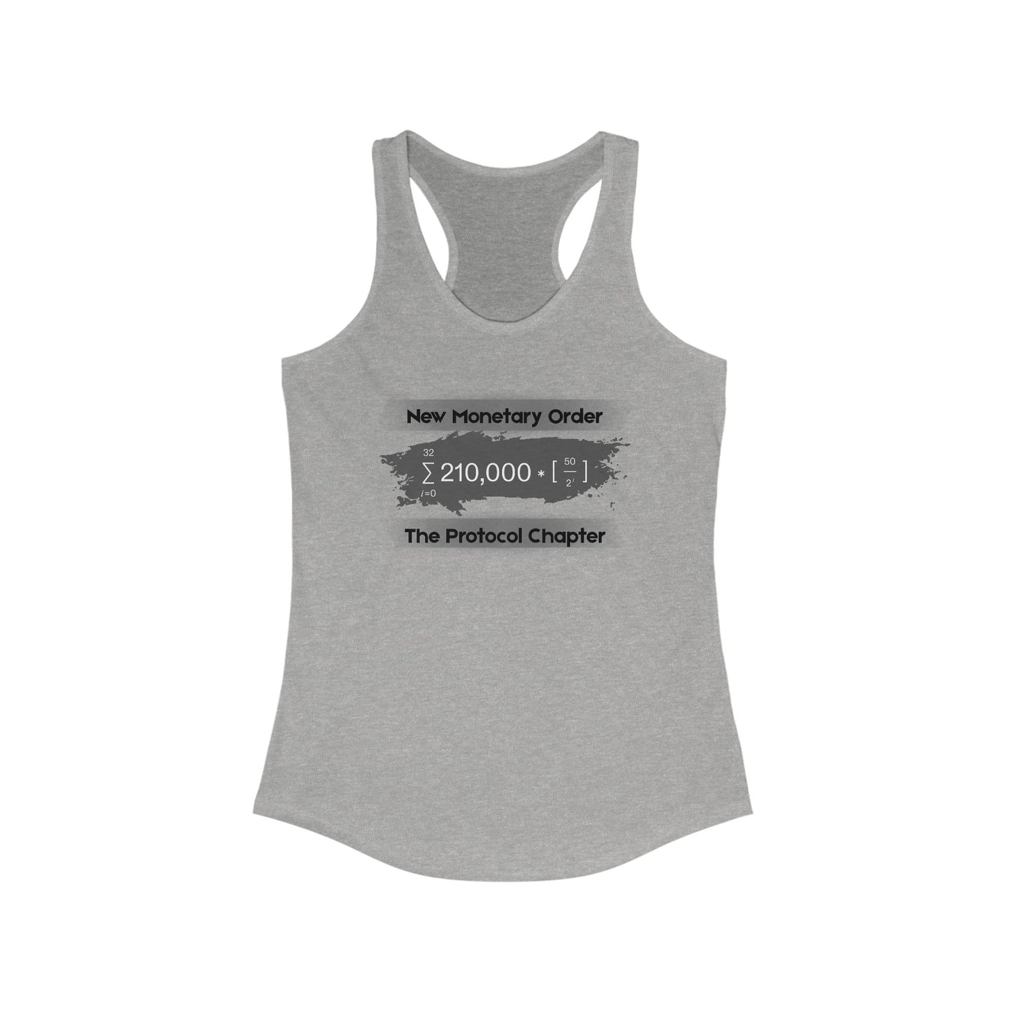 New Monetary Order The Protocol Chapter Women's Racerback Tank