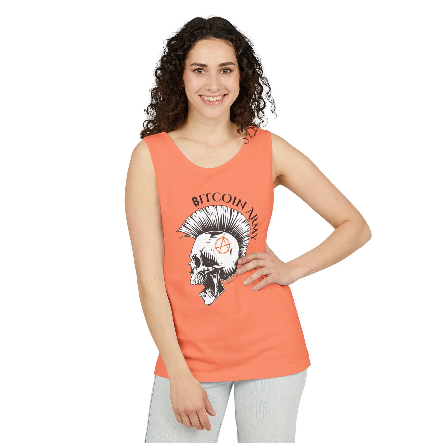 Bitcoin Army Hard Money Anarchists Tank Top