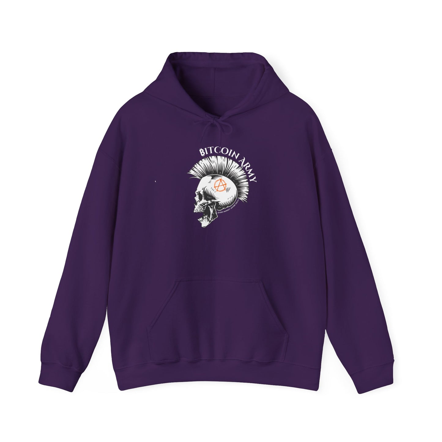 Bitcoin Army Hard Money Anarchists Hoodie