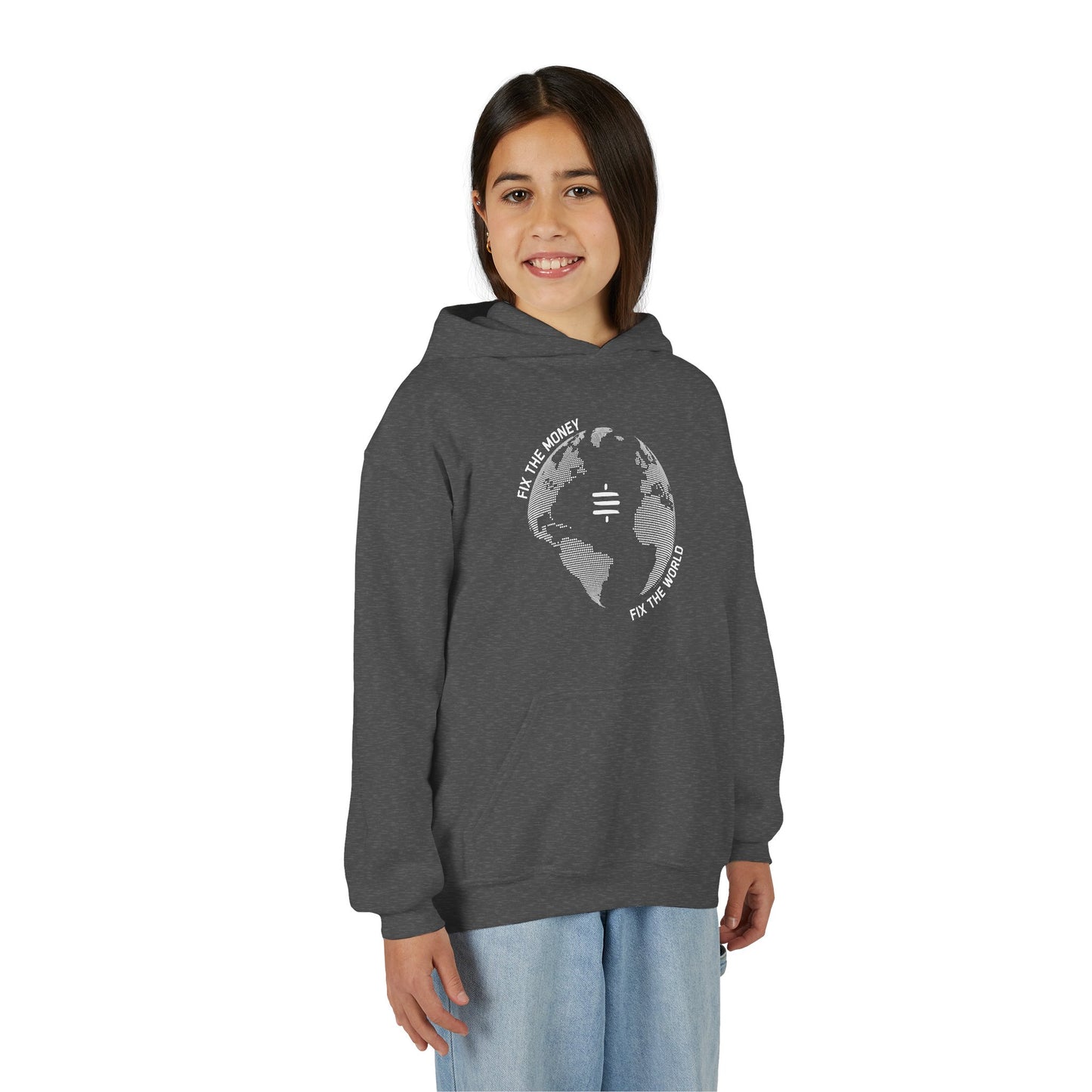Fix The Money Fix The World Youth Hoodie