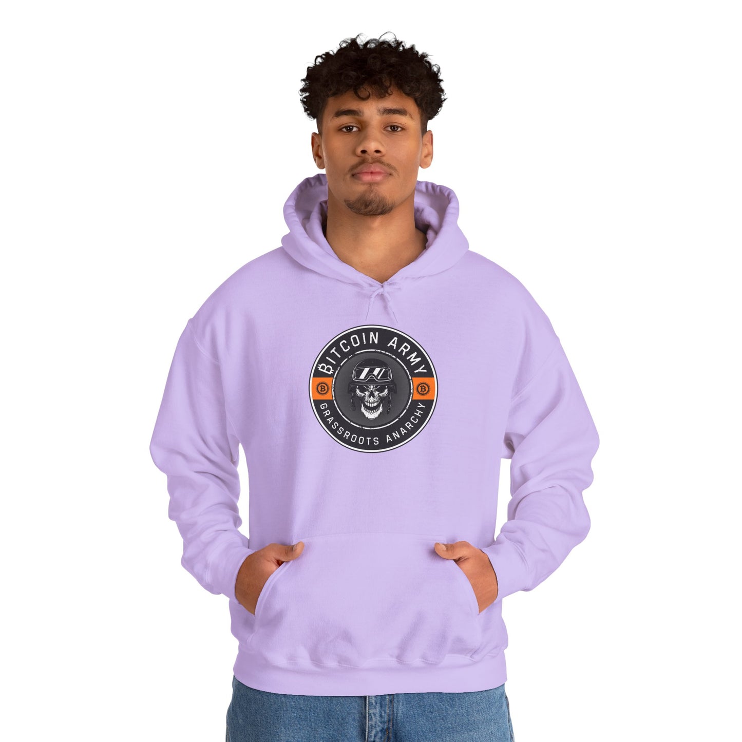 Bitcoin Army Grassroots Anarchy Hoodie