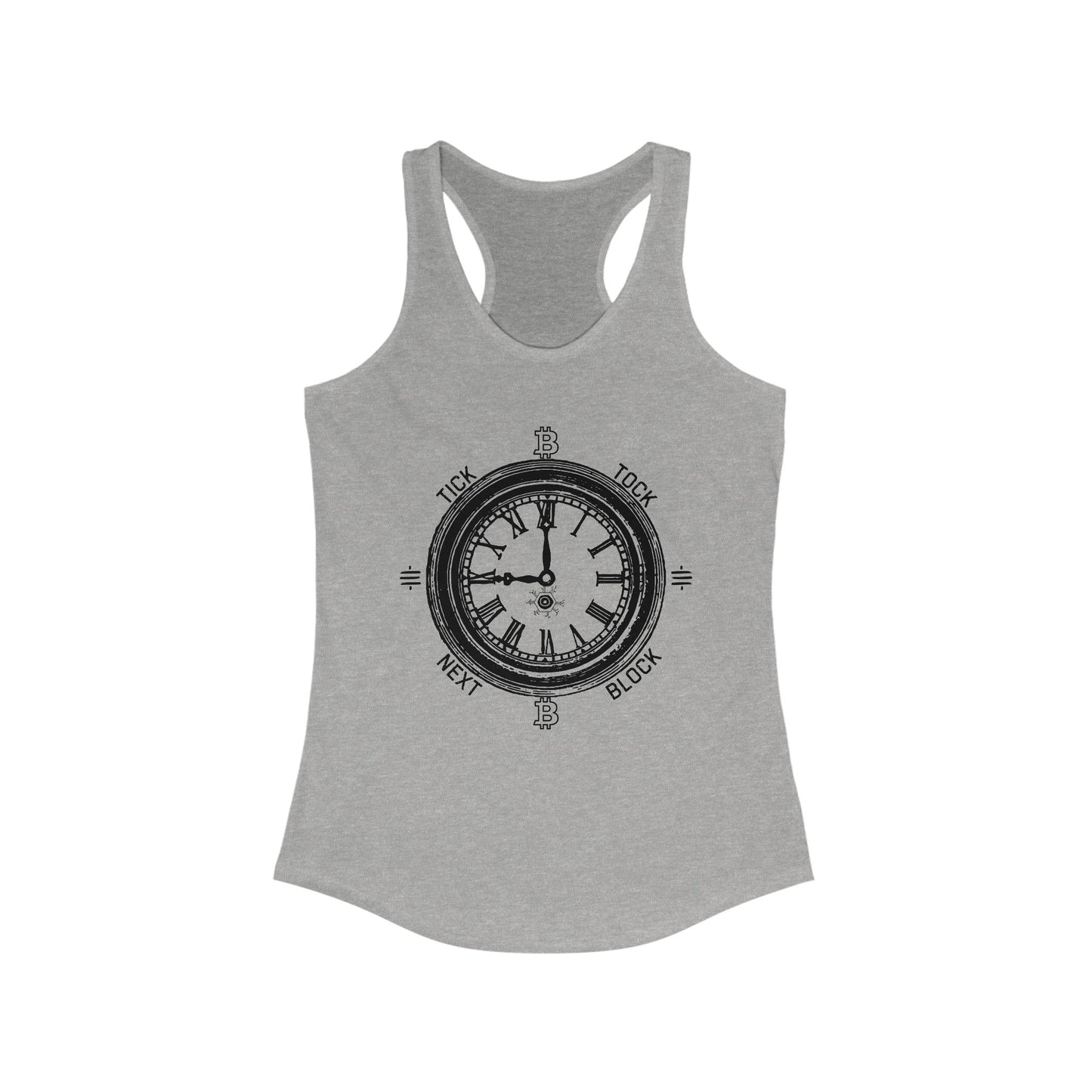 Tick Tock Next Block Women's Racerback Tank