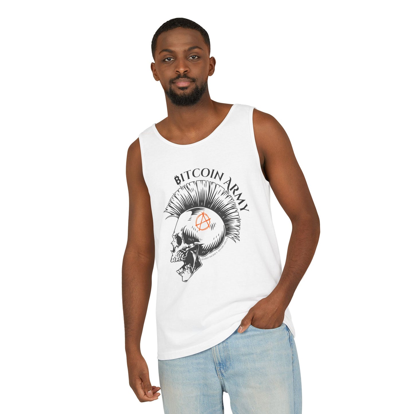 Bitcoin Army Hard Money Anarchists Tank Top