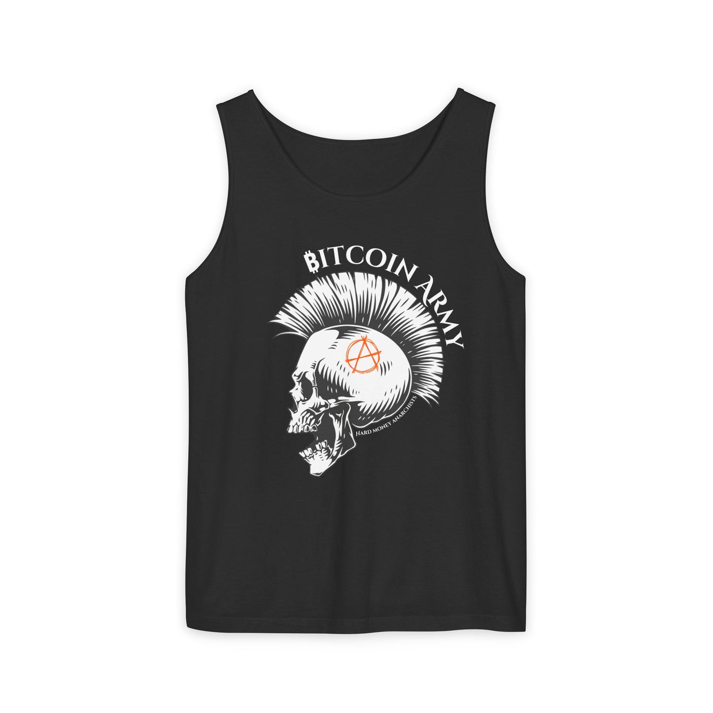 Bitcoin Army Hard Money Anarchists Tank Top