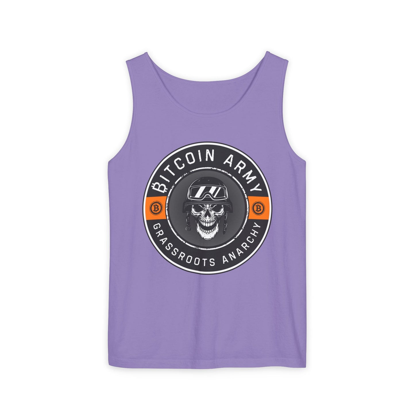 Bitcoin Army Grassroots Anarchy Tank Top