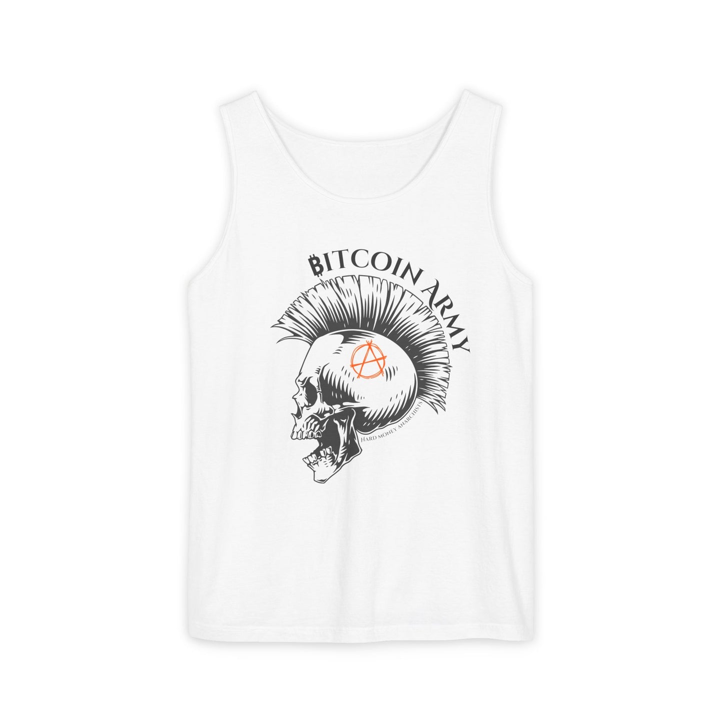 Bitcoin Army Hard Money Anarchists Tank Top