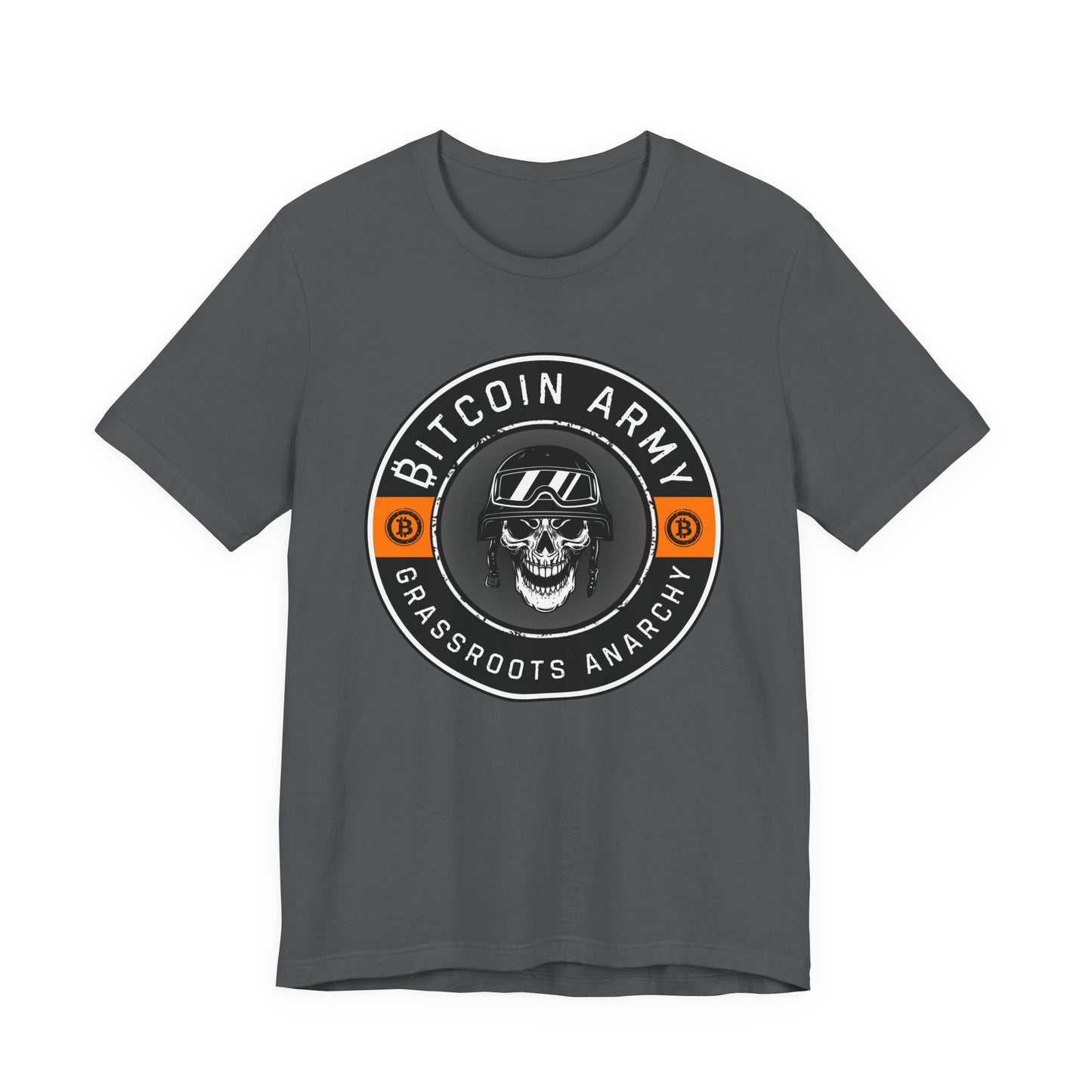 Bitcoin Army Grassroots Anarchy T-Shirt