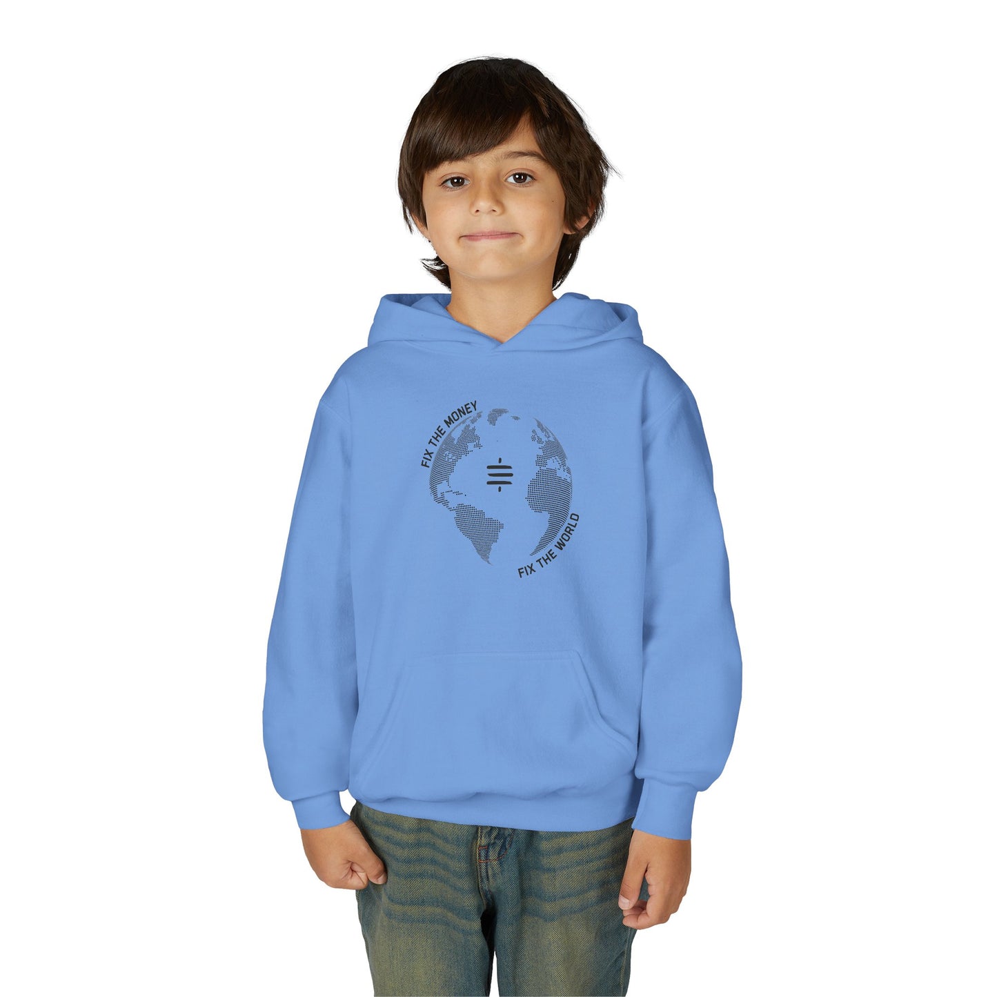 Fix The Money Fix The World Youth Hoodie