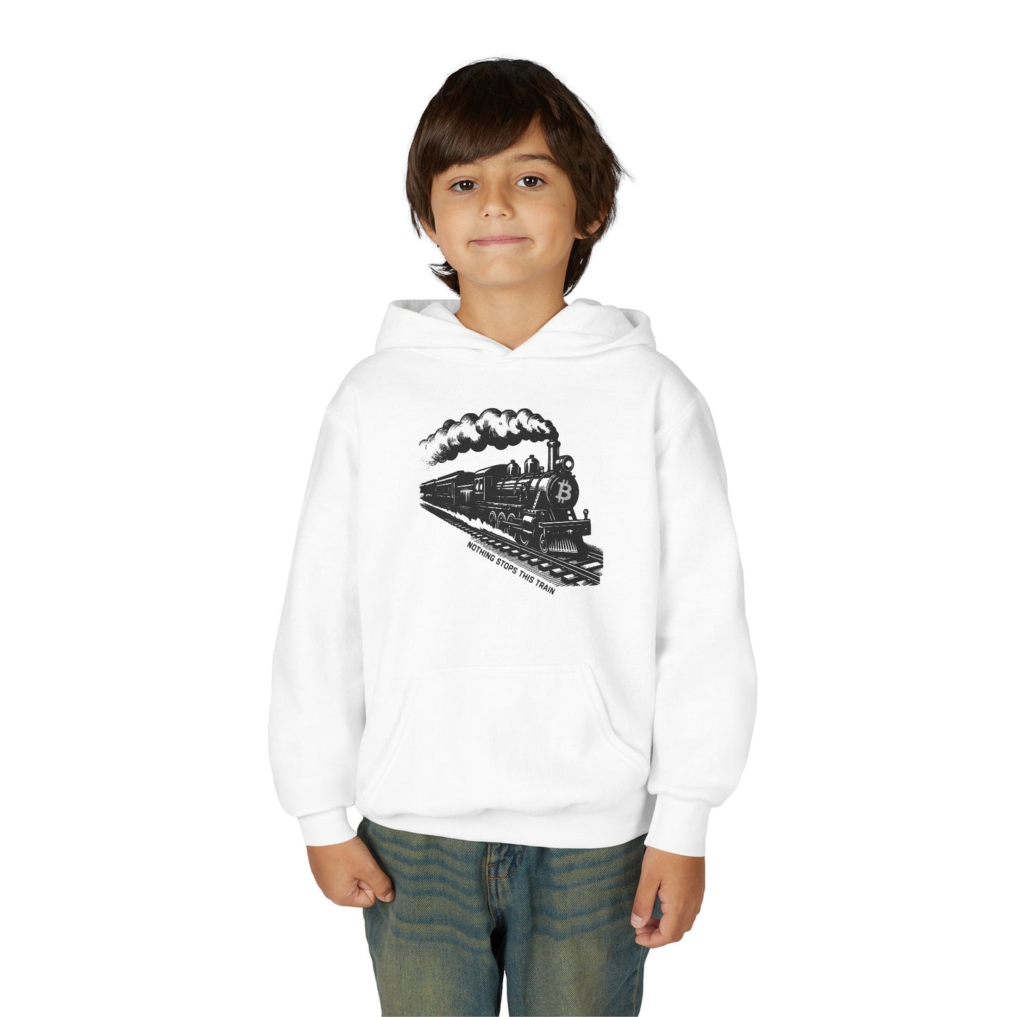 Nothing Stops This Train Youth Hoodie