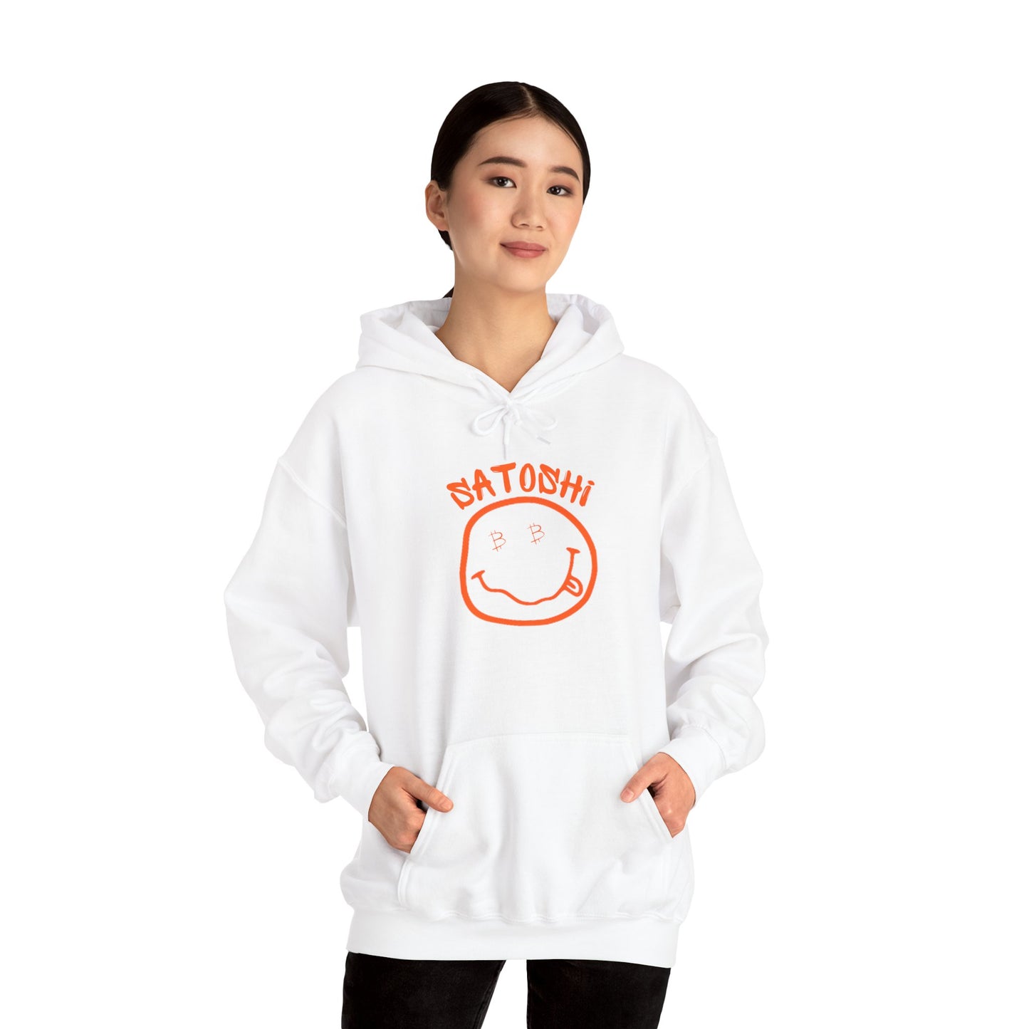 Bitcoin Eyed Satoshi Smiley Hoodie