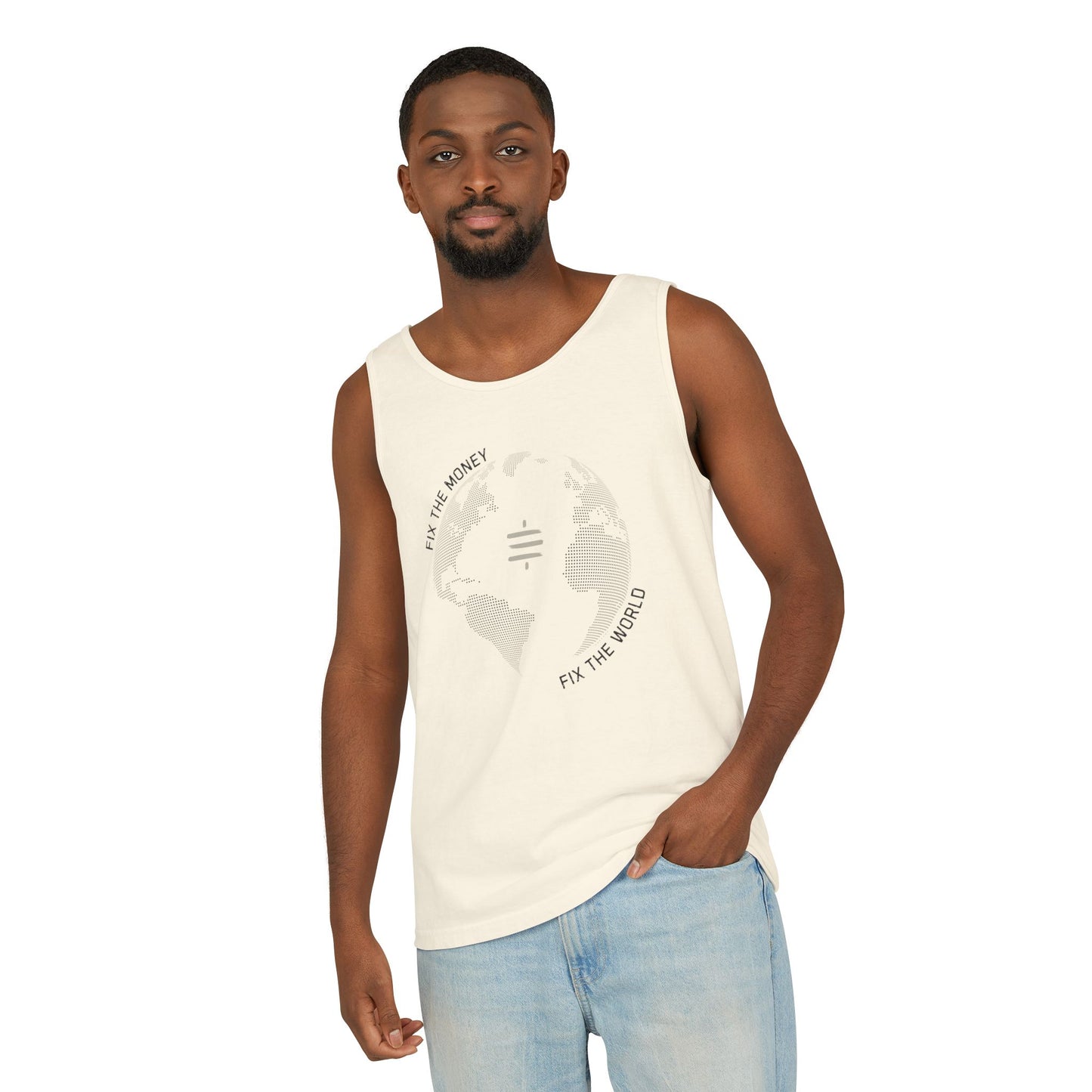 Fix The Money Fix The World Unisex Tank Top