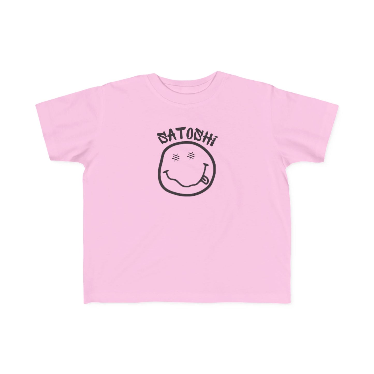 SATS Eyed Satoshi Smiley Toddler T-Shirt