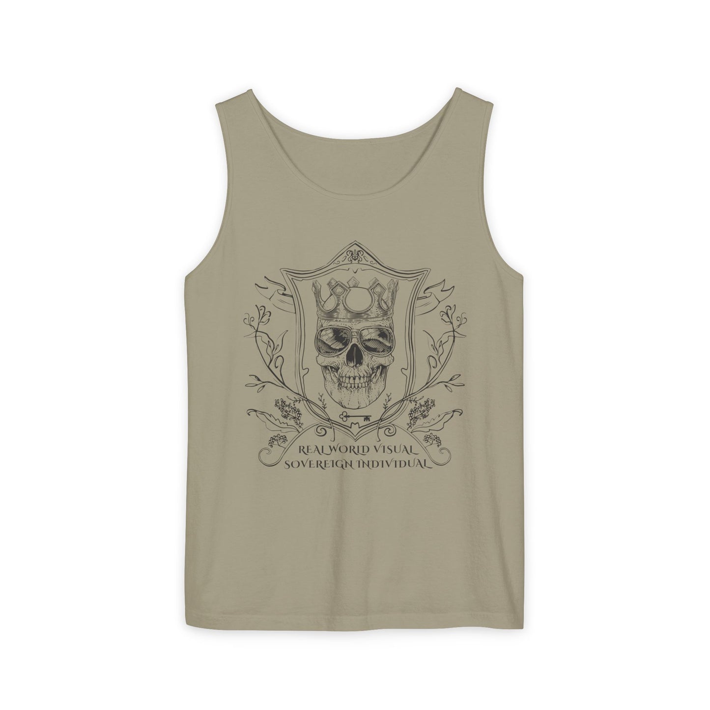 Sovereign Individual Skull Unisex Tank Top