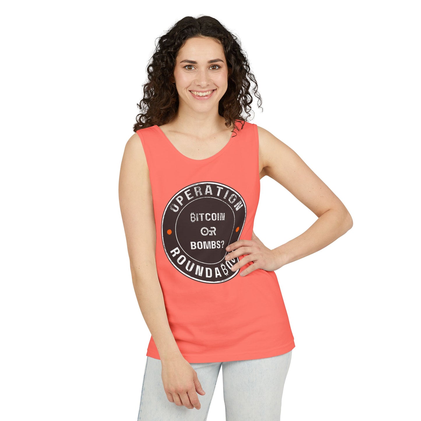 Bitcoin Or Bombs Operation Roundabout Tank Top