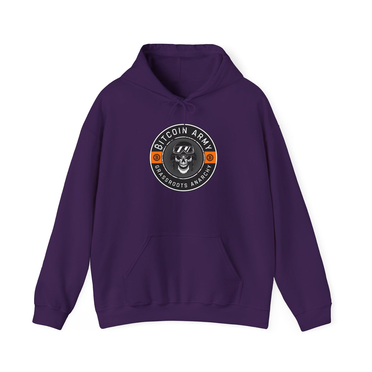 Bitcoin Army Grassroots Anarchy Hoodie