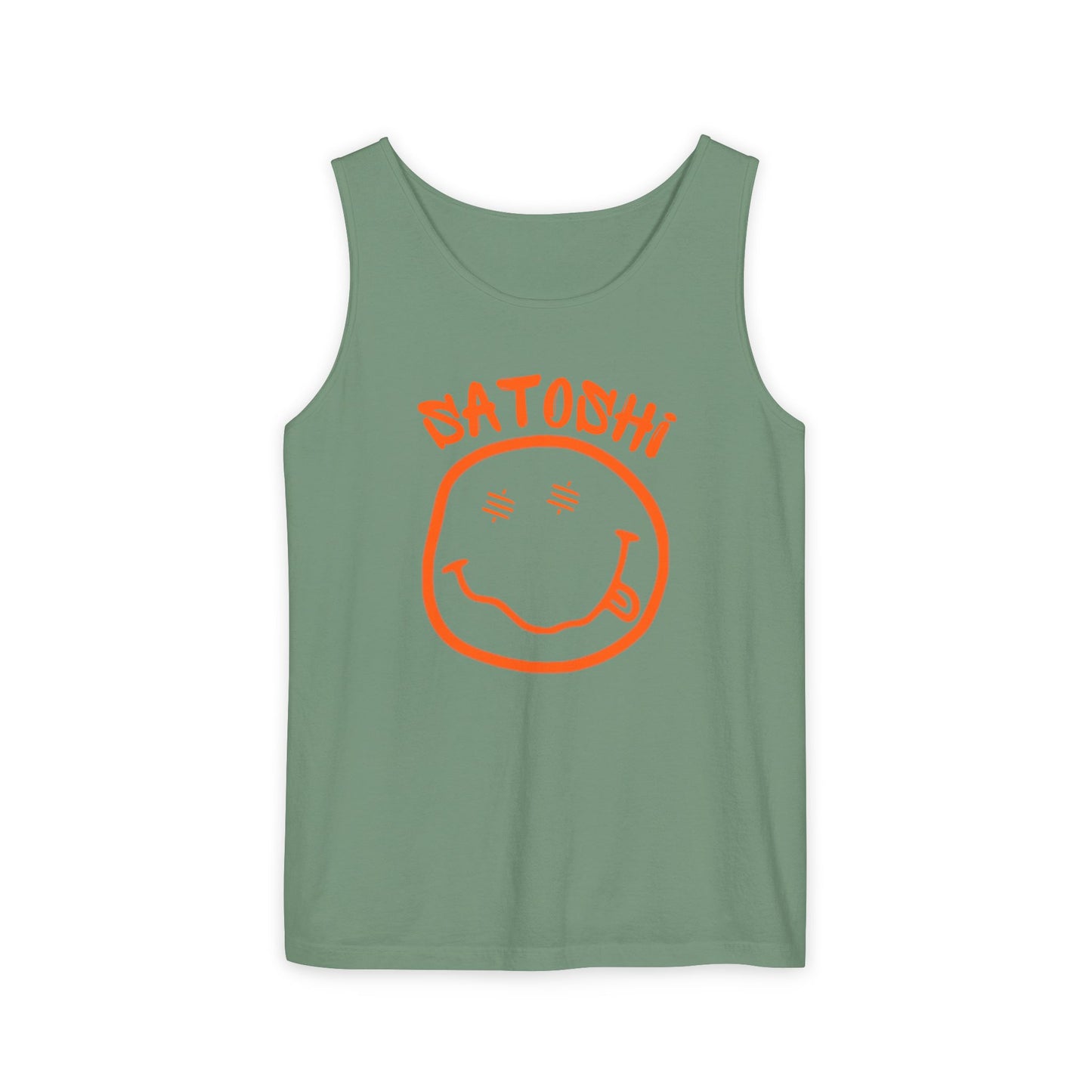 SATS Eyed Satoshi Smiley Tank Top