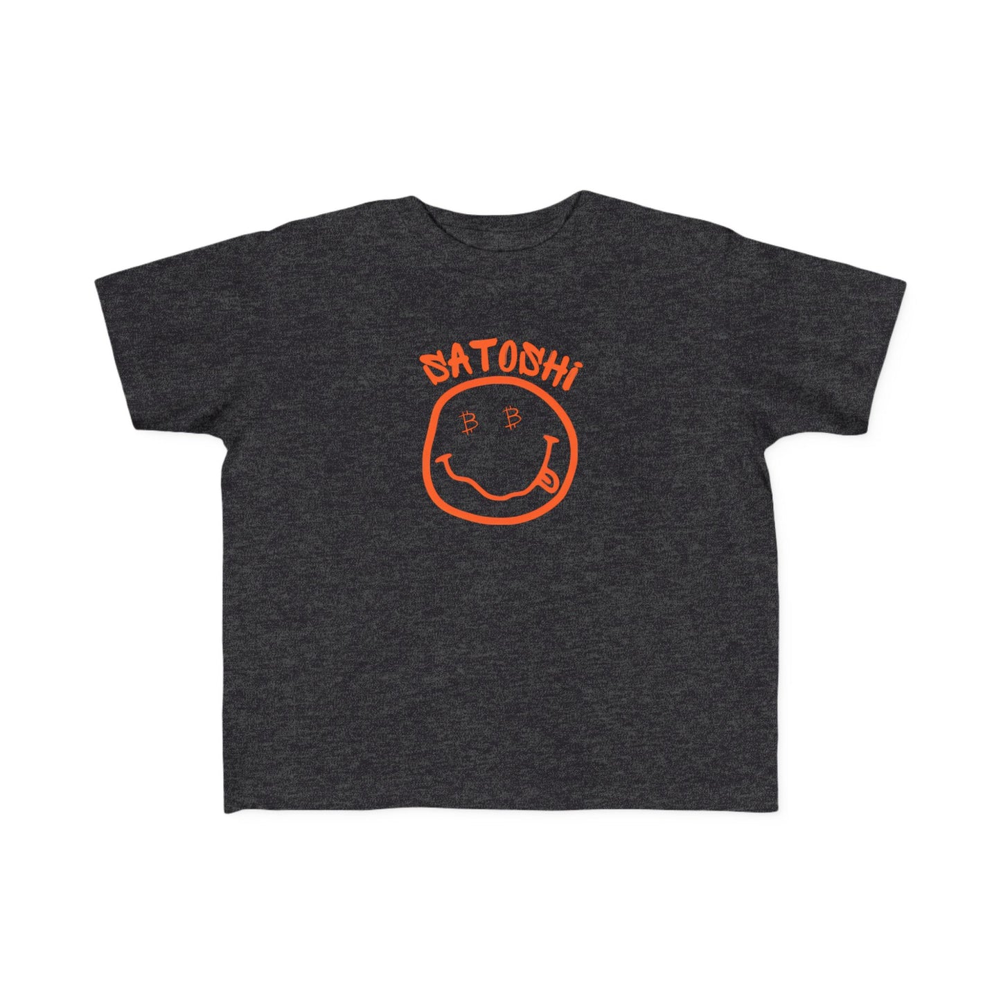 Bitcoin Eyed Satoshi Smiley Toddler T-Shirt