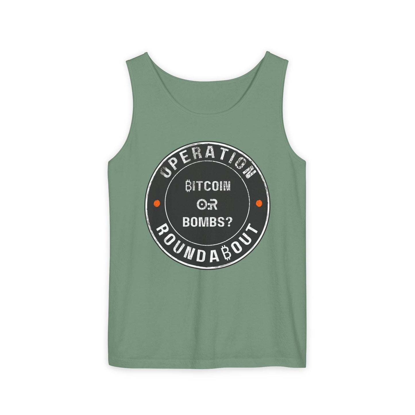 Bitcoin Or Bombs Operation Roundabout Tank Top
