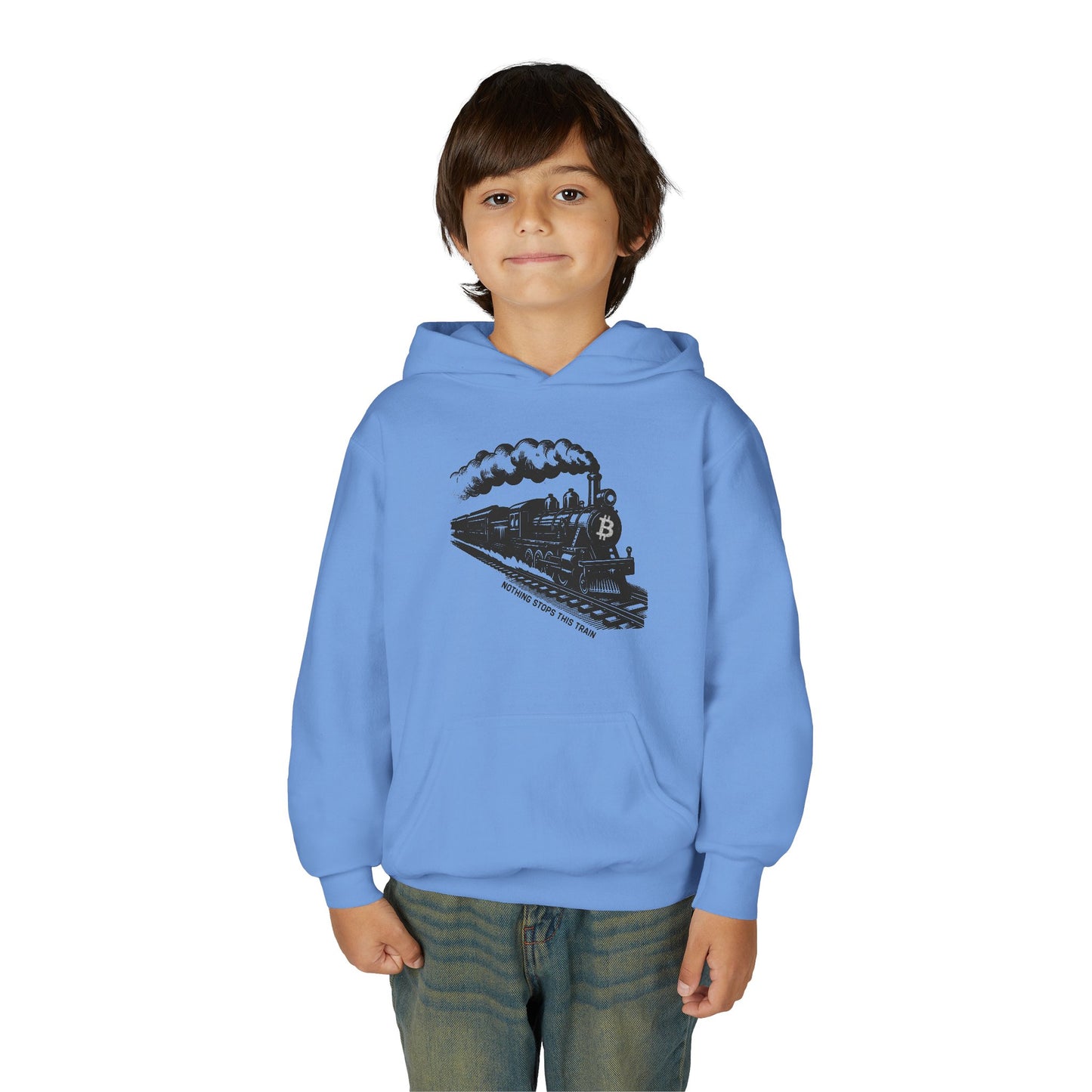 Nothing Stops This Train Youth Hoodie