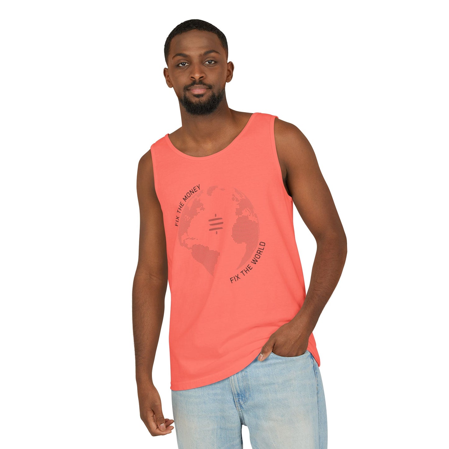 Fix The Money Fix The World Unisex Tank Top