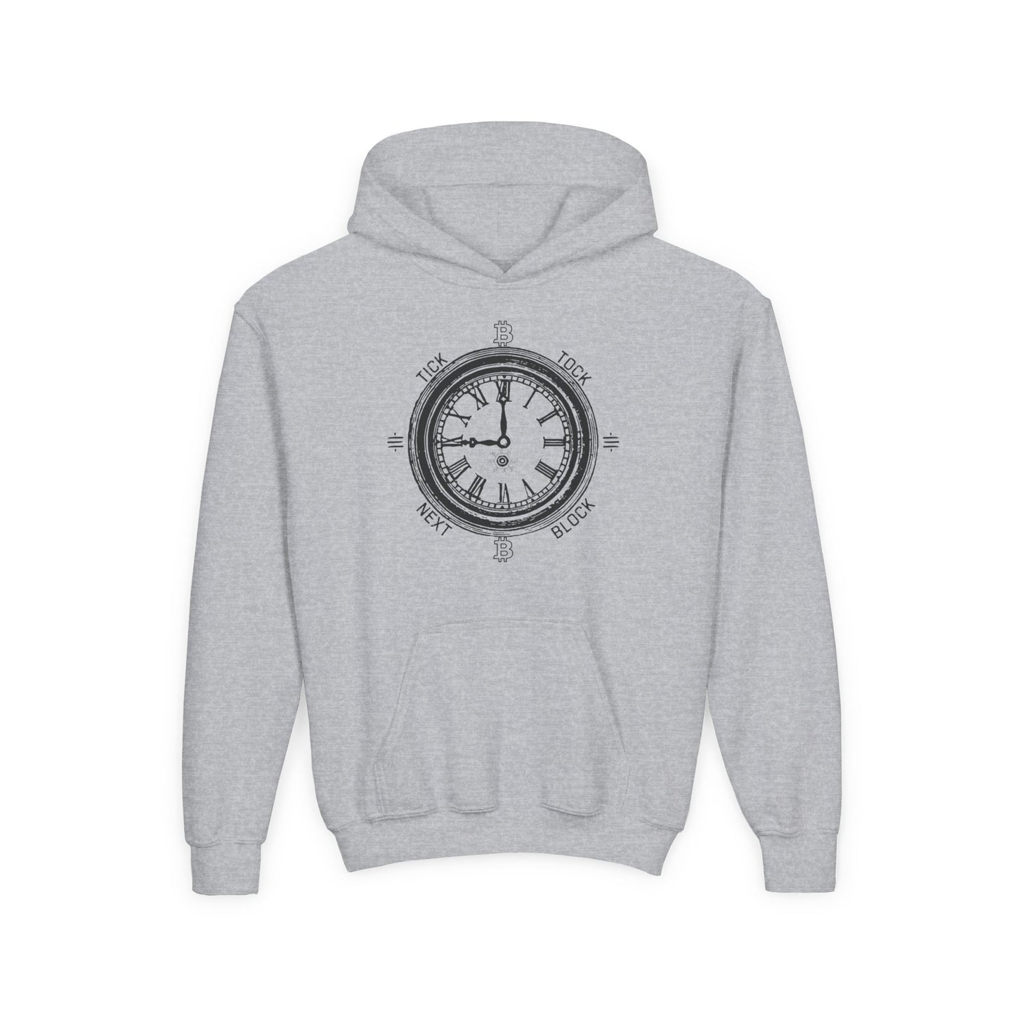 Tick Tock Next Block Youth Hoodie