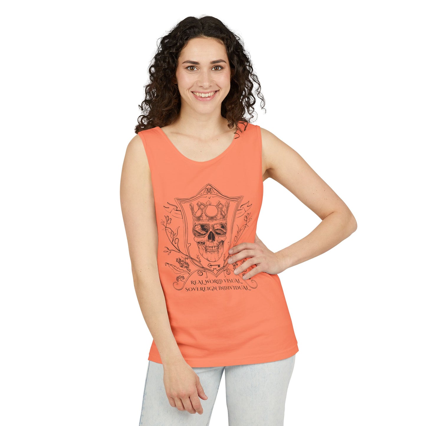 Sovereign Individual Skull Unisex Tank Top