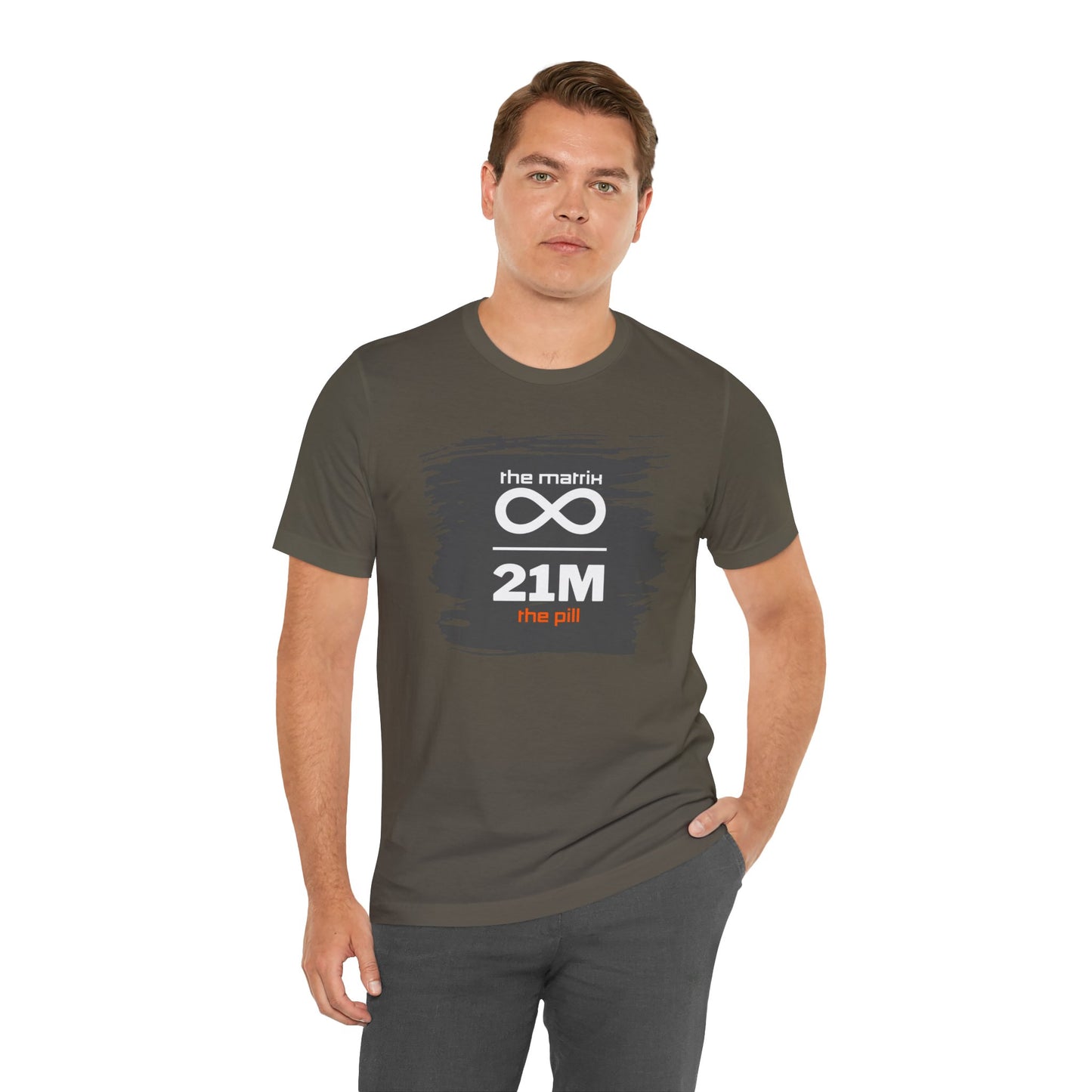Fiat Matrix Bitcoin Orange Pill T-Shirt