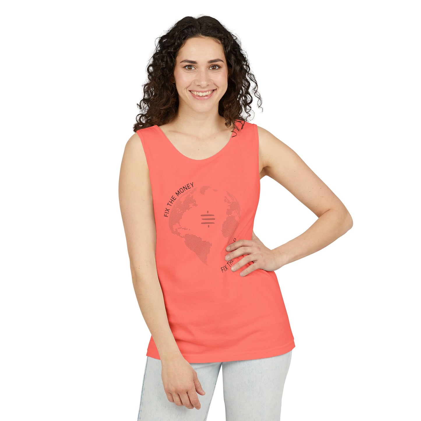 Fix The Money Fix The World Unisex Tank Top