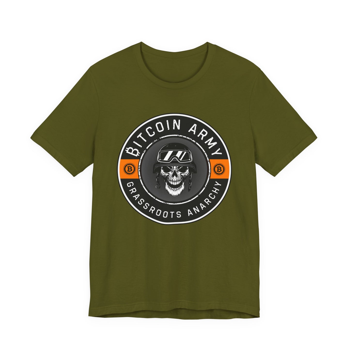Bitcoin Army Grassroots Anarchy T-Shirt