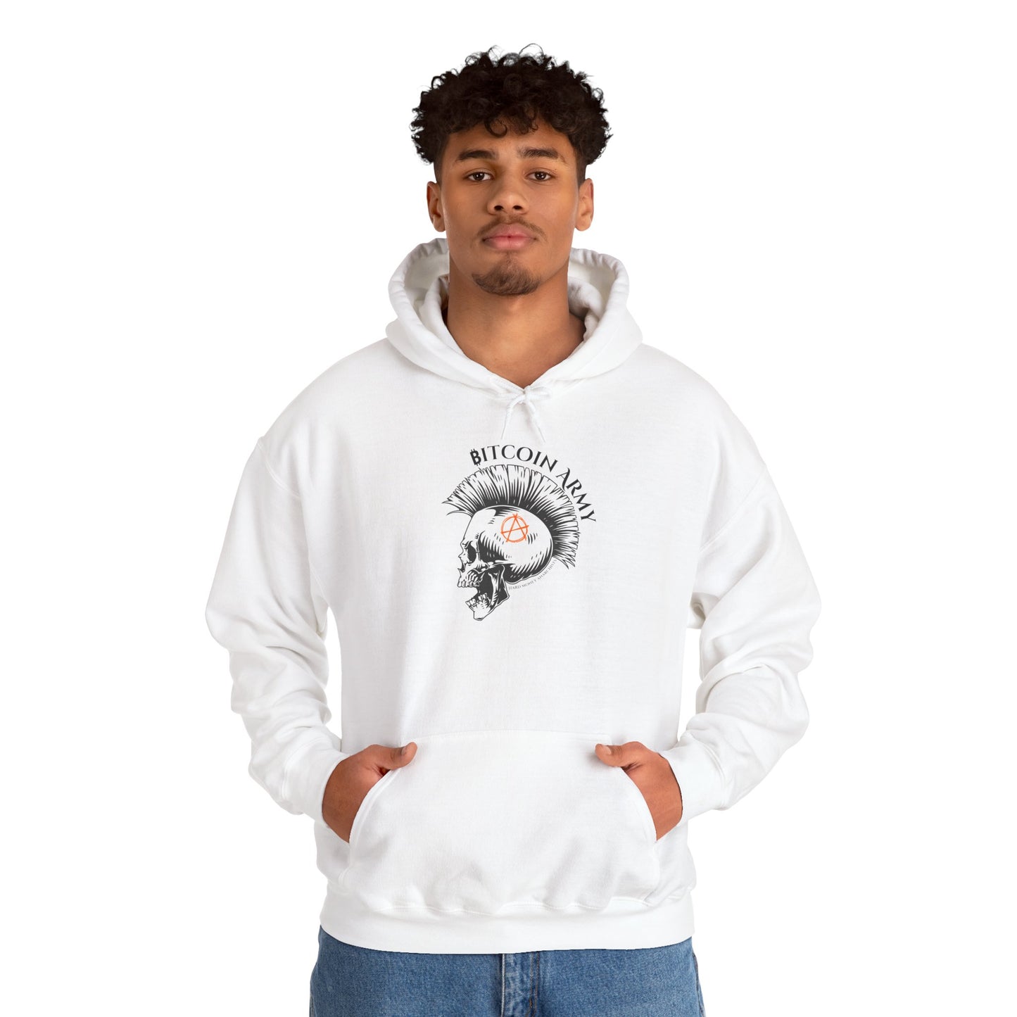 Bitcoin Army Hard Money Anarchists Hoodie