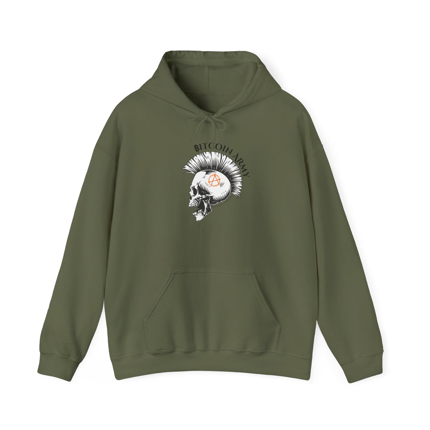 Bitcoin Army Hard Money Anarchists Hoodie
