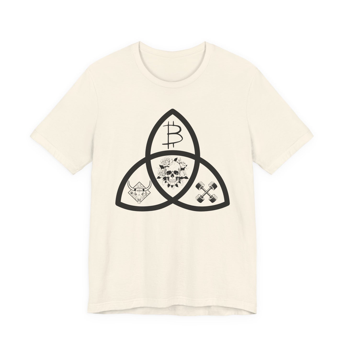 Beef Barbells Bitcoin Trifecta T-Shirt