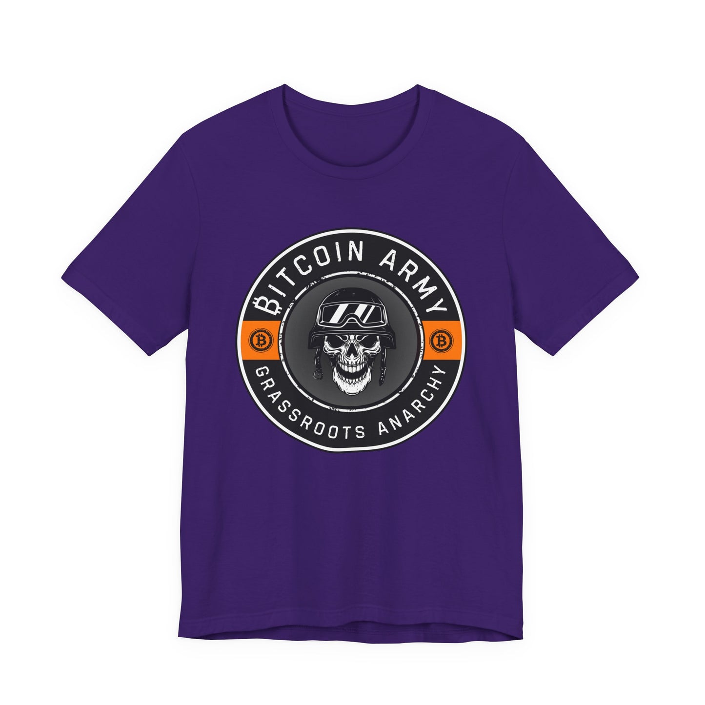 Bitcoin Army Grassroots Anarchy T-Shirt
